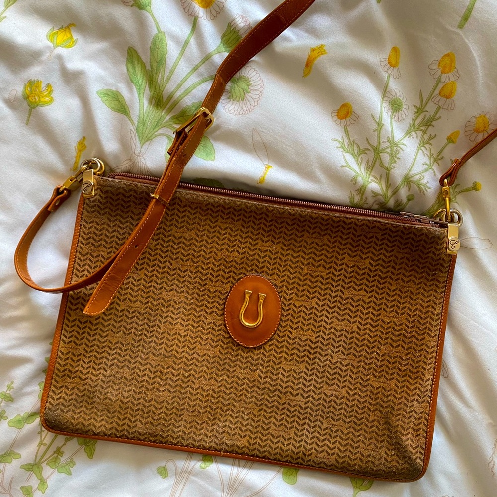 Vintage Italian leather handbag caggiano